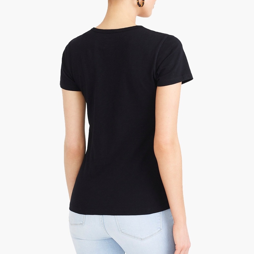 J. CREW T-Shirt Cotton Studio Tee Short Sleeve - Picture 5 of 5